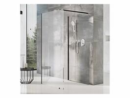 Sprchová stěna Walk-in Corner 110/80 cm černá/transparent – Ravak GW1CD4300Z1 | Více - 