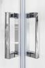 Kombinovatelný sprchový kout čtvercový/obdélníkový 80 cm bright alu + transparent - Ravak 10RV2K
