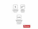 Sprchová podomítková páková baterie chrom bez přepínače - Ravak Rosa RS 066.00