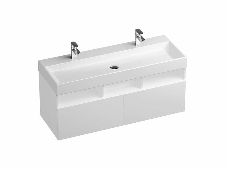Koupelnová skříňka bez umyvadla bílá - Ravak SD Natural 1200