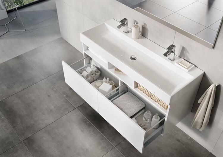 Koupelnová skříňka bez umyvadla bílá - Ravak SD Natural 8592626036188