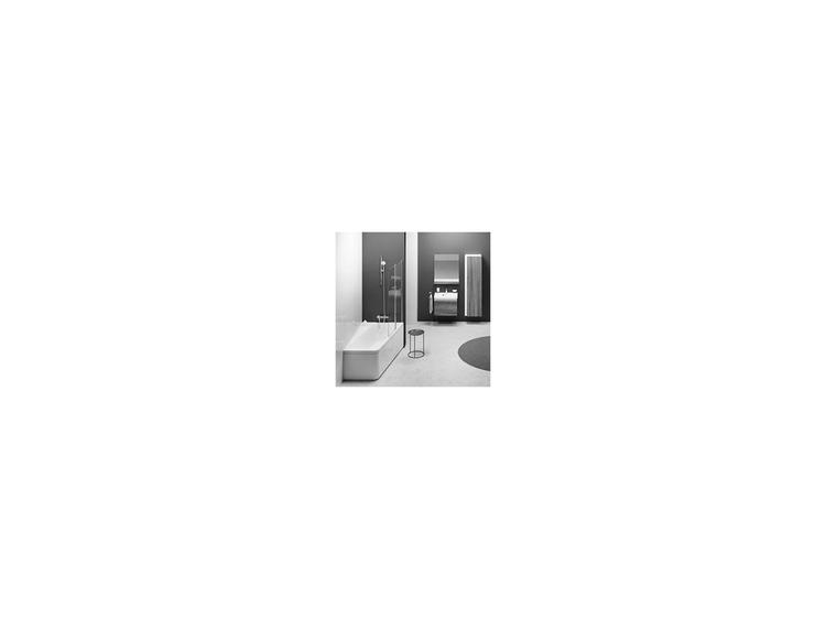 Sprchové dveře 110 cm bílá + transparent - Ravak 10DP2