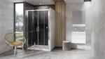 Sprchové dveře 200 cm satin + transparent - Ravak 10DP4