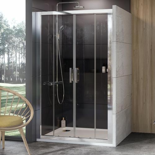Sprchové dveře 170 cm bright alu + transparent - Ravak 10DP4