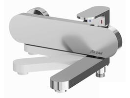 Vanová nástěnná páková baterie chrom - Ravak Chrome CR 022.00/150 | Více -