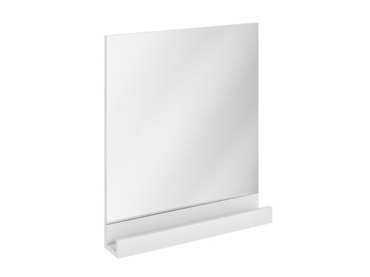 Zrcadlo s poličkou 550 mm, bílá - Ravak