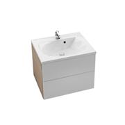 Koupelnová skříňka bez umyvadla cappuccino/bílá - Ravak SD 760 Rosa II | Více - 