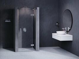 Sprchové dveře 90 cm P chrom + transparent - Ravak SMSD2 | Více - 