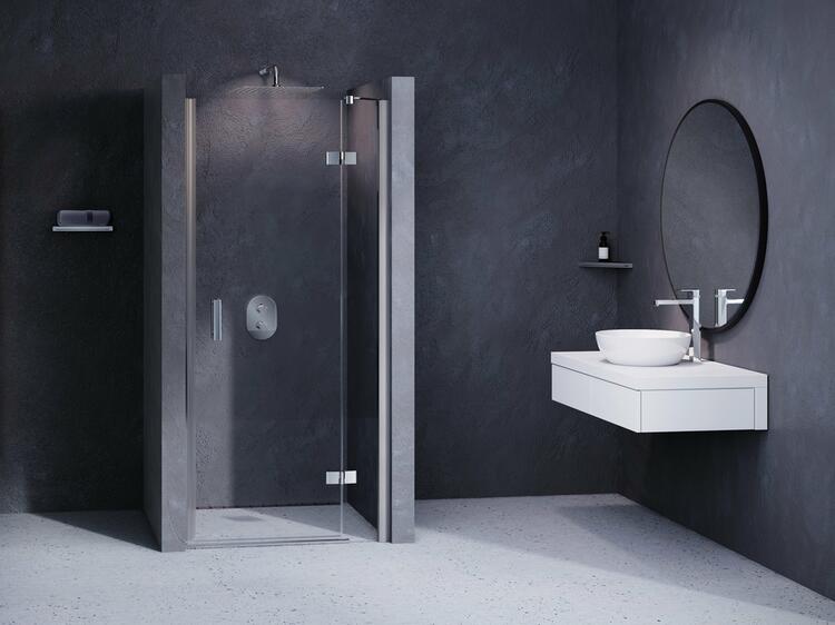 Sprchové dveře 90 cm P chrom + transparent - Ravak SMSD2