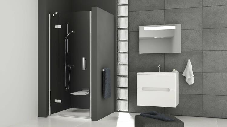 Sprchové dveře levé 120 cm chrom/transparent – Ravak SMSD2 0SLGAA00Z1