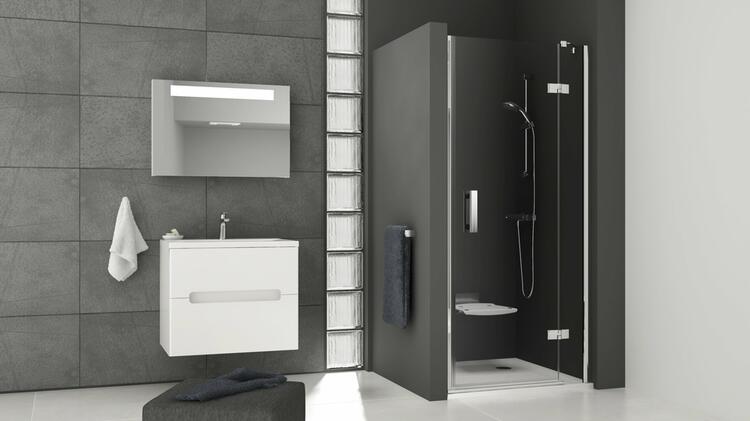 Sprchové dveře pravé 120 cm chrom/transparent – Ravak SMSD2 0SPGBA00Z1