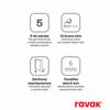 Sprchové dveře pravé 120 cm chrom/transparent – Ravak SMSD2 0SPGBA00Z1