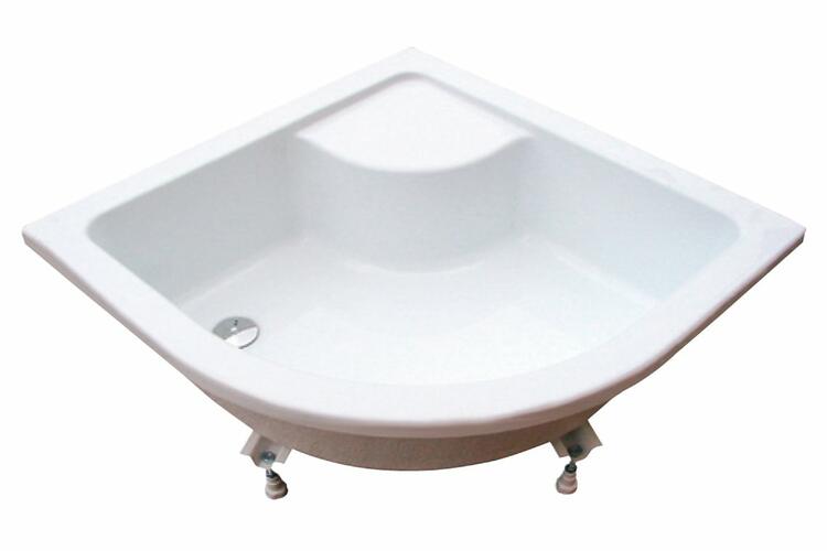 Čtvrtkruhová akrylátová sprchová vanička 90 cm – Ravak Sabina A217001020