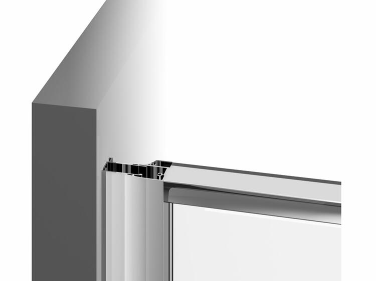 Sprchové dveře 80 cm bílá + transparent - Ravak PDOP1