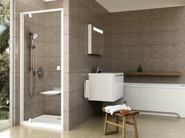 Sprchové dveře 90 cm bílá/transparent – Ravak PDOP1 03G70101Z1 | Více -