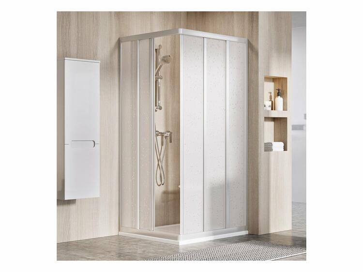 Sprchové dveře 75 cm satin + pearl - Ravak ASRV3