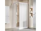 Sprchové dveře 80 cm bílá + grape - Ravak ASRV3