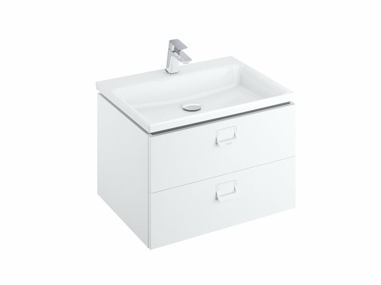 Koupelnová skříňka bez umyvadla bílá/bílá - Ravak SD Comfort 800