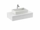 Koupelnová skříňka bez umyvadla bílá - Ravak SD Formy 800