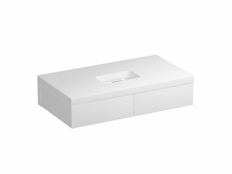 Koupelnová skříňka bez umyvadla bílá - Ravak SD Formy 1000 8592626035952