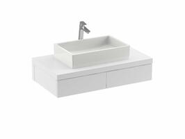 Koupelnová skříňka bez umyvadla bílá - Ravak SD Formy 1000 | Více - 