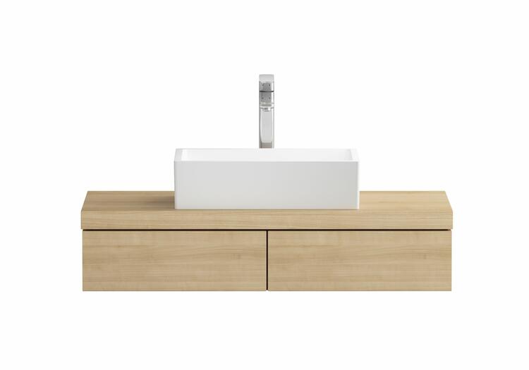 Koupelnová skříňka bez umyvadla dub - Ravak SD Formy 1200 8592626035990