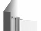 Sprchové dveře 110 cm satin + transparent - Ravak CSD2
