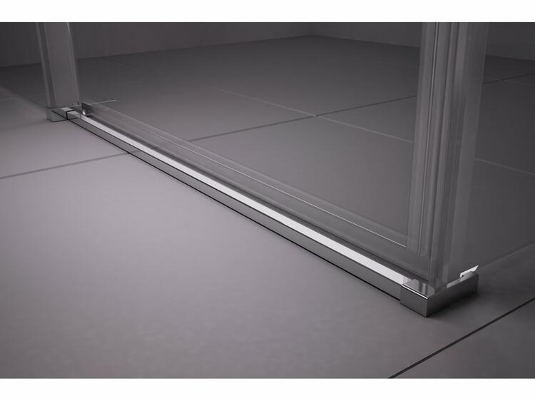Sprchový kout čtvercový 100/100 cm L bright alu + transparent - Ravak MSDPS