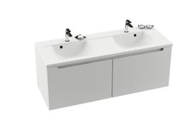 Koupelnová skříňka bez umyvadla bílá/bílá - Ravak SD Classic 1300 | Více -