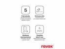 Sprchový kout čtvrtkruhový 80 cm chrom + transparent - Ravak SMSKK4