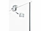 Sprchový kout čtvrtkruhový 90 cm chrom + transparent - Ravak SMSKK4