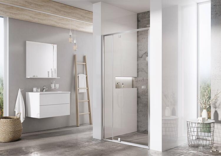 Sprchové dveře 110 cm satin/transparent – Ravak PDOP2 03GD0U00Z1