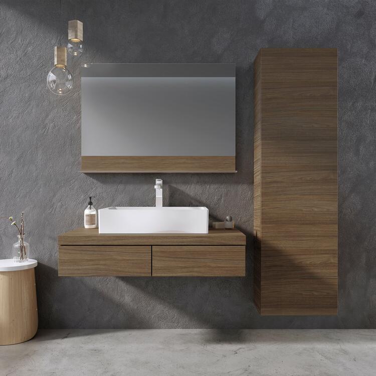 Vysoká skříňka s dvířkami ořech - Ravak SB Formy 460 X000001262