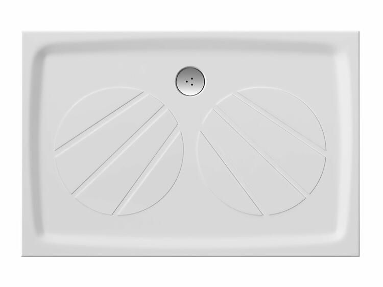 Obdélníková sprchová vanička z litého mramoru 100×80 – Ravak Gigant Pro XA03A401010