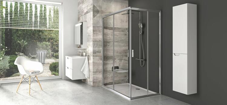Obdélníková sprchová vanička z litého mramoru 120×90 – Ravak Gigant Pro XA03G701010