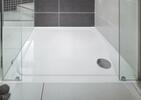 Čtvercová sprchová vanička z litého mramoru 80 cm – Ravak Perseus Pro Chrome XA044401010