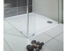 Čtvercová sprchová vanička z litého mramoru 80 cm - Ravak Perseus Pro Chrome