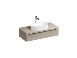 Koupelnová skříňka bez umyvadla satinové dřevo - Ravak SUD 260.01 1100 | Více - 