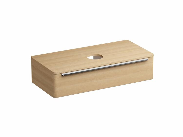 Koupelnová skříňka bez umyvadla satinové dřevo - Ravak SUD 260.01 1100