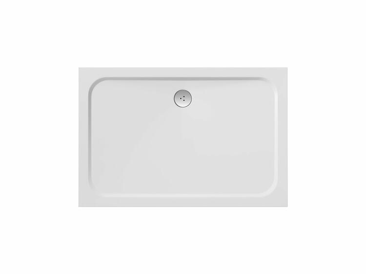 Obdélníková sprchová vanička z litého mramoru 100x80 - Ravak Gigant Pro Chrome