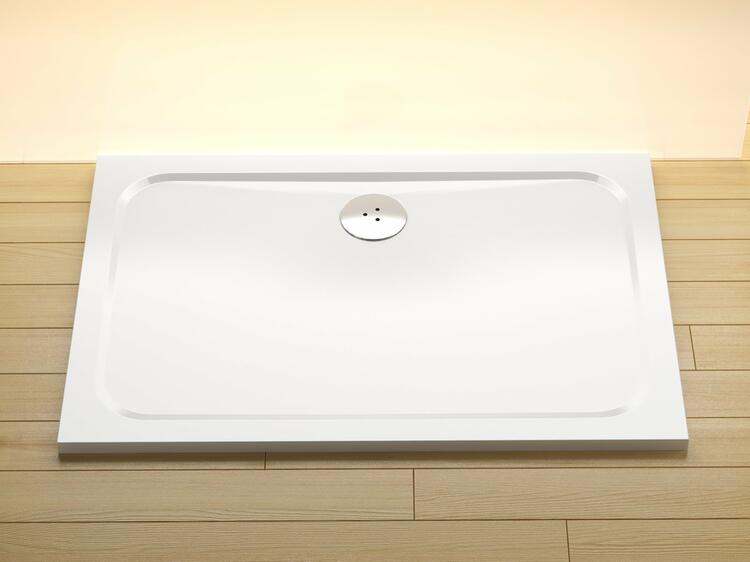 Obdélníková sprchová vanička z litého mramoru 120×80 – Ravak Gigant Pro Chrome XA04G401010