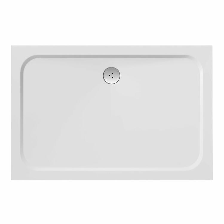 Obdélníková sprchová vanička z litého mramoru 120×80 – Ravak Gigant Pro Chrome XA04G401010