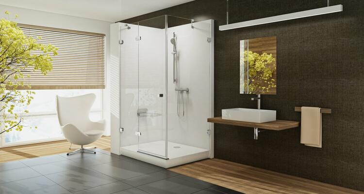 Obdélníková sprchová vanička z litého mramoru 120×80 – Ravak Gigant Pro Chrome XA04G401010