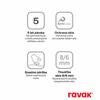 Sprchové dveře pravé 100 cm bright alu/transparent - Ravak MSD2 0WPA0C00Z1