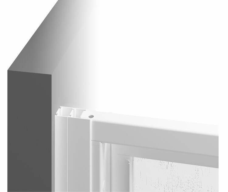 Sprchové dveře 90 cm bílá/transparent – Ravak ASDP3 00V701R2Z1