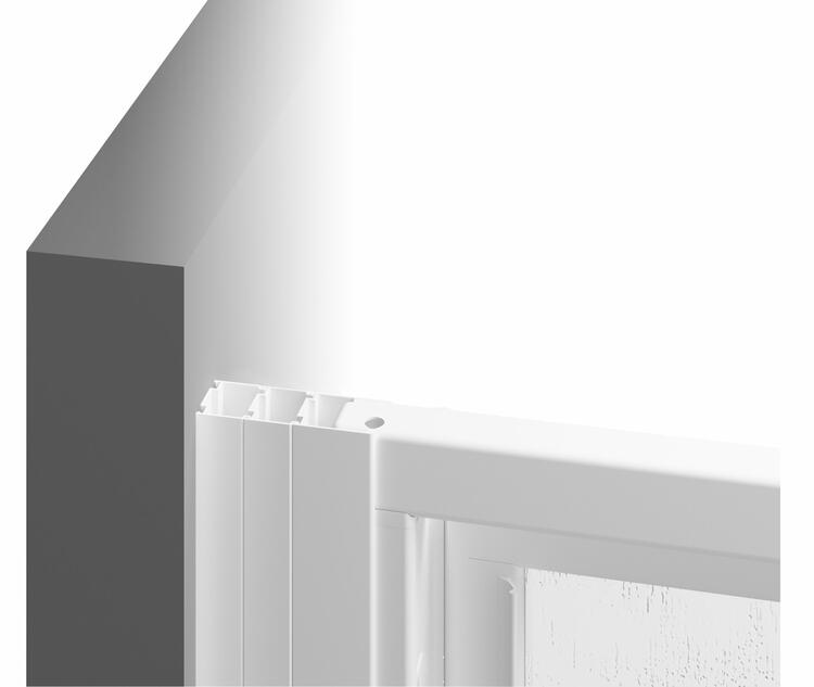 Sprchové dveře 100 cm satin/transparent – Ravak ASDP3 00VA0UR2Z1