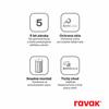 Sprchové dveře 100 cm satin/transparent – Ravak ASDP3 00VA0UR2Z1
