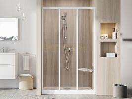 Sprchové dveře 110 cm bílá/transparent – Ravak ASDP3 00VD01R2Z1 | Více -