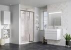 Sprchové dveře 120 cm satin/transparent – Ravak ASDP3 00VG0UR2Z1