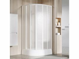 Sprchový kout čtvrtkruhový 90 cm černá + transparent - Ravak SKKP6 | Více -